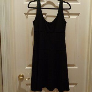 LBD by Collection shapely black basic dress with cool top